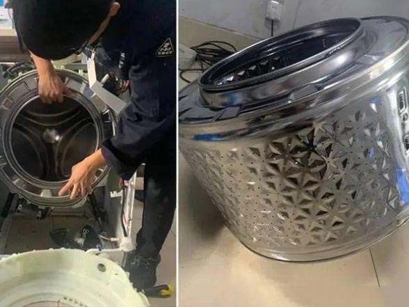 滚筒洗衣机怎么清理里面的脏东西，从胶圈到外壳清理的3个步骤