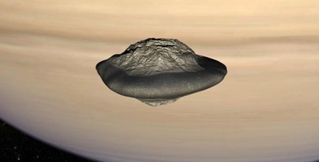 UFO环绕土星？两大卫星飞碟造型诡异或由引力所为