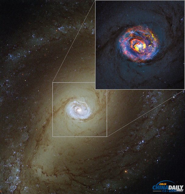 天文学家拍到宇宙震撼一幕：超级黑洞吞噬巨量物质