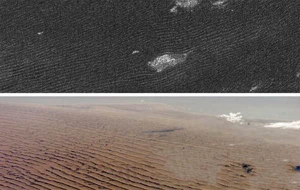 土卫六罕见流线型沙丘
