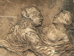 考古发现情趣瓷砖 性交后女性满足表情直白