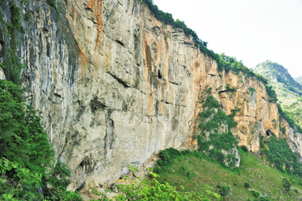 距今一万年前旧石器时代晚期贵州贞丰红岩壁画
