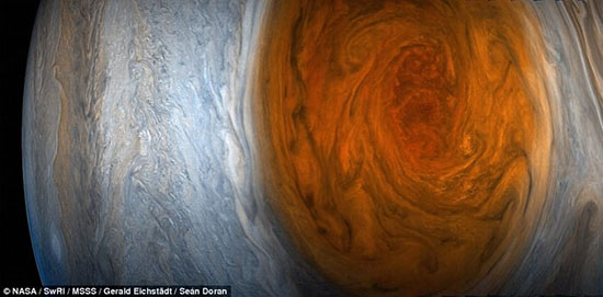 科学家观测到罕见木星大红斑爆发现象