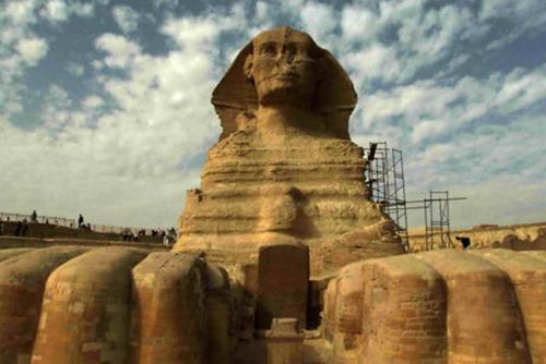 埃及斯芬克斯狮身人面像之谜